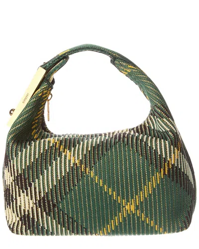 BURBERRY BURBERRY PEG MINI CHECK SHOULDER BAG