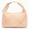 Burberry Medium Peg Duffle Shoulder Bag In Pink