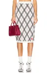 Burberry Midirock Argyle Aus Baumwolle