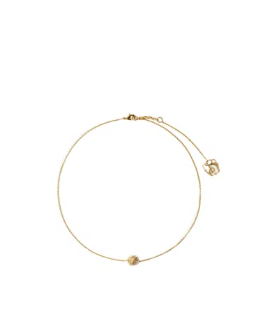 Burberry Pendant Necklace In Yellow