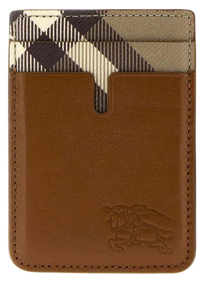 Burberry Phone Card Case In Brown