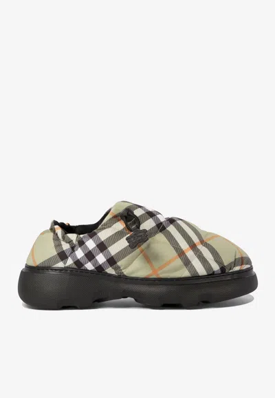 Burberry Pillow Check-motif Slippers