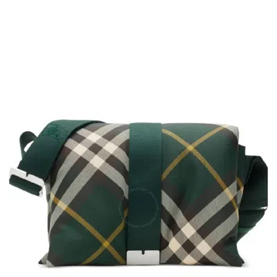 Burberry Pillow Checked Messenger Bag - Ivy