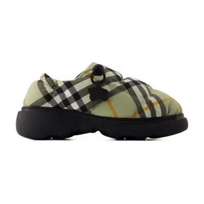 Burberry Pillow Low Mules In Multi