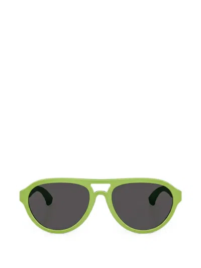 Burberry Kids' Pilot-frame Sunglasses In Green