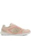 Burberry Panelled Sneakers In Pink