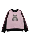 BURBERRY PINK AND BLACK SWEATSHIRT