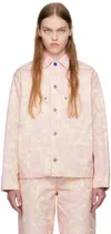 BURBERRY PINK BUTTON JACKET