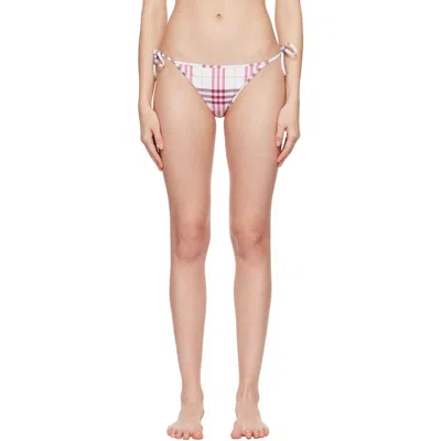 Burberry Pink Check Bikini Bottom