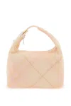 BURBERRY PINK CHECKERED MEDIUM HANDBAG FOR WOMEN