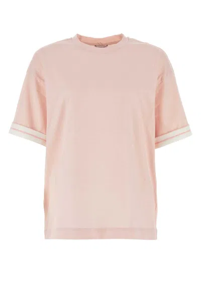 Burberry Pink Cotton Oversize T-shirt