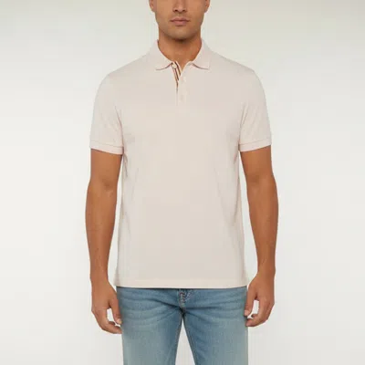 Pre-owned Burberry Pink Cotton Pique Knit Polo T-shirt M