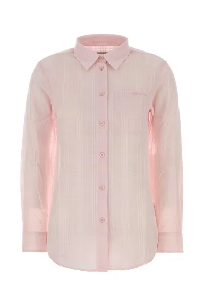 Burberry Pink Cotton Shirt