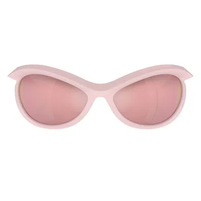 Burberry Pink Irregular Ladies Sunglasses Be4428u 4108e4 66