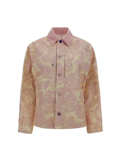 Burberry Women Printed Jacket In Pink