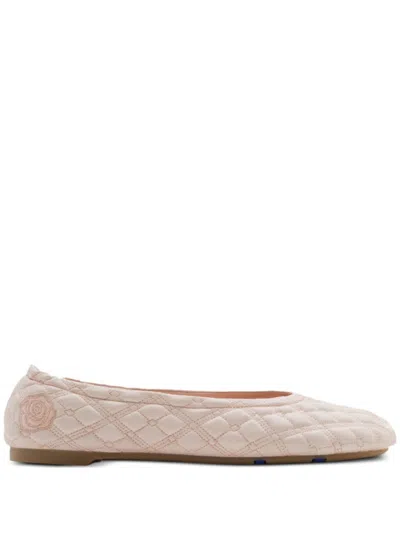 BURBERRY PINK SADLER BALLET FLATS
