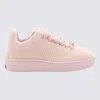 Burberry Embroidered Fabric Box Sneakers For Women In Cameo Ip Check