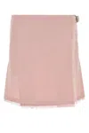 Burberry Pleated Mini Skirt With Belted Detail