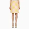 Burberry Checked A-line Mini Skirt In Pink