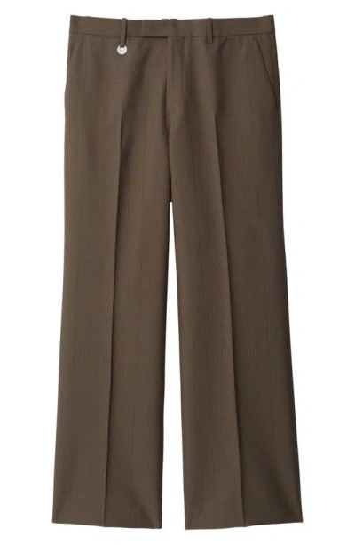 Burberry Pinstripe Wool Pants In Dusk