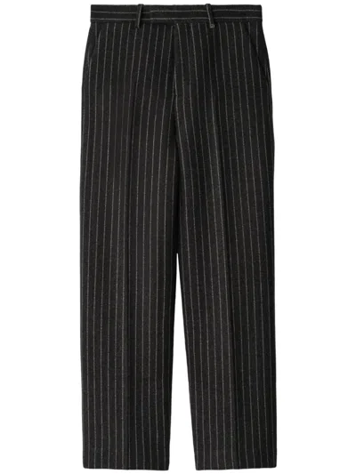 BURBERRY PINSTRIPED TAILORED TROUSERS