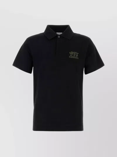 BURBERRY PIQUET POLO SHIRT COLLAR SLEEVES