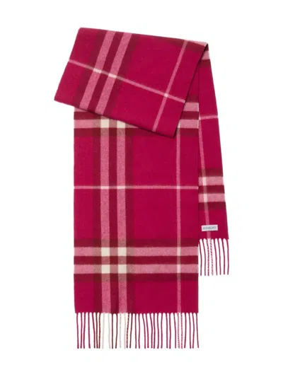 BURBERRY BURBERRY PLAID CASHMERE SCARF
