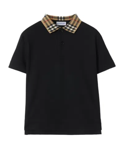 BURBERRY BURBERRY KIDS VINTAGE CHECK SHORT-SLEEVED POLO SHIRT