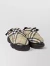 Burberry Printed Fabric Pillow Check Slip Ons