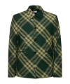 Burberry Check Wool Tailored Jacket