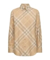 Burberry Button-down Checked Shirt