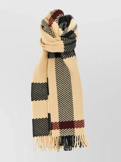 Burberry Scarves In Neutrals/black