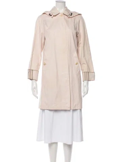 Pre-owned Burberry Plaid Print Jacket In Neutral