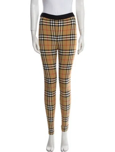 Pre-owned Burberry Plaid Print Lounge Set In Neutral