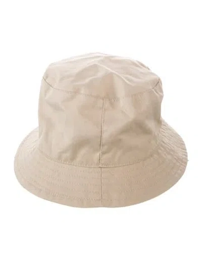 Pre-owned Burberry Plaid Printed Bucket Hat In Brown/neutrals