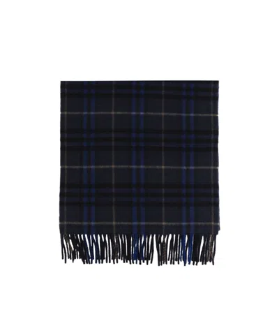 Burberry Plaid Scarf In Black