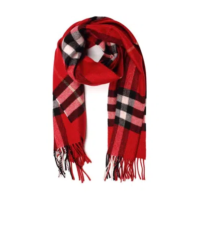 Burberry Plaid Scarf In Printed