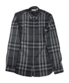 Burberry Plaid Shirt In Black