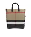 Burberry Plaid Shoulder Bag In Multi