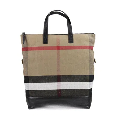 Burberry Plaid Shoulder Bag In Multi
