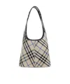 Burberry Checked Small Shoulder Bag In Multi