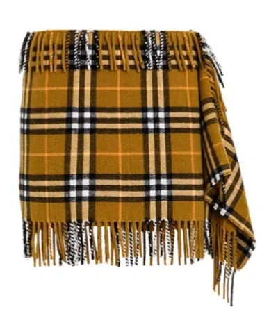 BURBERRY PLAID SKIRT