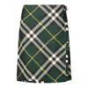 Burberry Ivy Check Wool Kilt