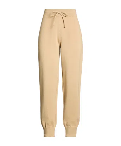 Burberry Plain Casual Trousers In Neutral