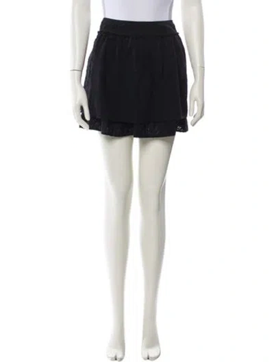 Pre-owned Burberry Pleated Accents Mini Skirt