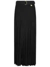 Burberry Crepe Jersey Maxi Skirt Skirts Black