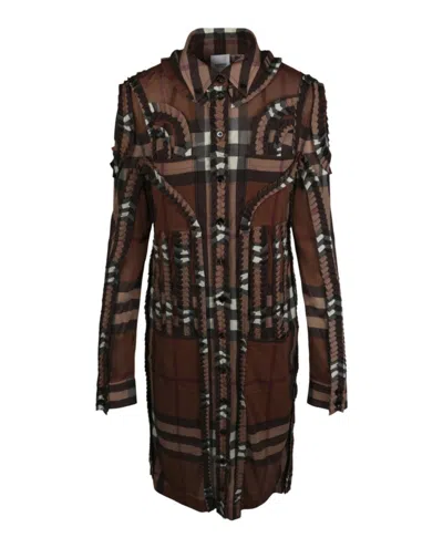 Burberry Pleated Button-down Shirt Dress