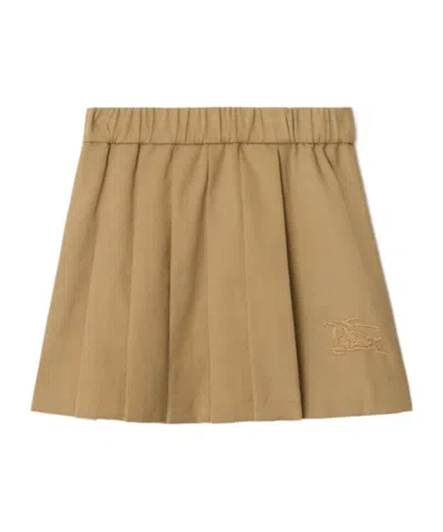 Burberry Pleated Skirt In Green