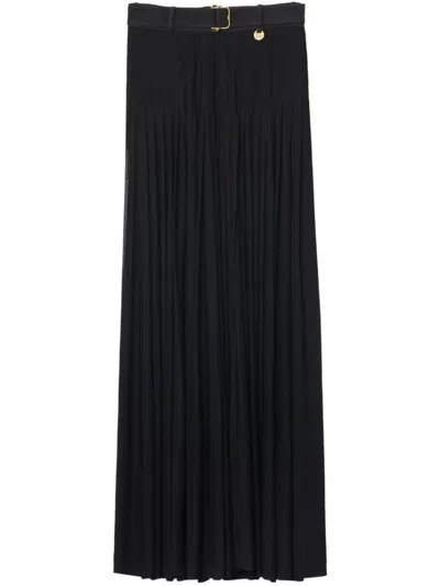 BURBERRY PLEATED MAXI SKIRT