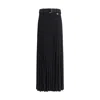 Burberry Crepe Jersey Maxi Skirt Skirts Black